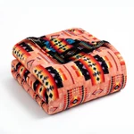 Sacred Thread Aztec Fleece, Reversible Native American Blanket, Weste.... Fixed Price $73.27.