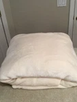Lauren Ralph Creme Full/queen Micromink Blanket. Used Once. Excel. Cond.. Fixed Price $49.99.