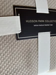 Hudson Park Collection Lattice Texture Blanket Pewter Grey Twin 100% Cottom $280. Fixed Price $110.00.