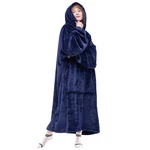 Waitu Wearable Blanket Sweatshirt Gifts For Women And Men, Warm Adult, Navy. Fixed Price $56.17.