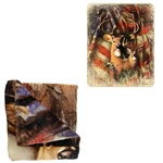 Regal Comfort DB5273 Patriotic Deer Queen Size Blanket. Fixed Price $48.42.