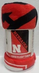 Nebraska Cornhuskers 46" By 60" Halftone Micro Raschel Throw Blanket - Ncaa. Fixed Price $24.99.