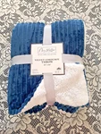 Amy Miller Home White Label Collection Velvet Corduroy Throw 50" X 60" New. Fixed Price $22.97.
