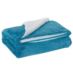 Jml Sherpa Fleece Blanket Twin Size Teal Soft Warm Reversible Microfiber Throw. Fixed Price $31.74.