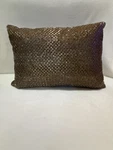 Calvin Klein Basket Weave Beaded Throw Pillow. Fixed Price $32.00.