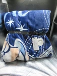 Vera Bradley Disney Cinderella Paisley Twight Blue Throw Blanket 80" X 50"-NWTS. Fixed Price $125.00.