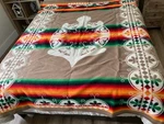 New Nib Pendleton Beaver State Iroquois Turtle Reversible Wool Blanket 80 X 64. Fixed Price $199.00.