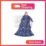 Pavilia Wearable Blanket With Sleeves For Adult Women Men, Cozy Fleece Warm Wrap. Fixed Price $27.91.