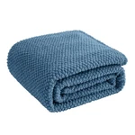 Blue Soft Fleece 300GSM Large Queen Blanket For Couch Cozy Flannel Room Decor.... Fixed Price $24.46.