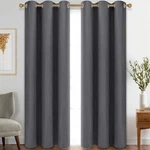 Diraysid Grey Blackout Curtains For Bedroom Grommet Thermal Insulated. Fixed Price $29.29.