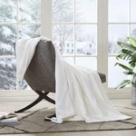 Serta Reversible Fleece To Sherpa Electric Blanket Throw (50"X 60"), Ivory. Fixed Price $74.67.