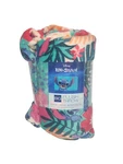 Disney Aloha Lilo And Stitch Oversized Hawaiian 5X6' Throw Blanket The Big One. Fixed Price $22.50.