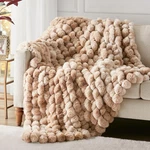 Hyde Lane Soft Faux Rabbit Fur Throw Blanket, Cute Plush Fuzzy For So.... Fixed Price $92.79.