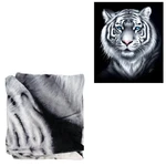 Regal Comfort DB5794 Blue Eyes White Tiger Queen Size Blanket. Fixed Price $46.58.