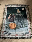 Disney Cinderella Blanket 54 X42 Fairy Godmother Woven Throw Tapestry Pumpkin. Fixed Price $59.99.