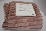 Salon Maison Decorative Throw Super Soft Blanket 50" X 60" Blaise Rose. Fixed Price $22.80.