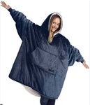 The Comfy Oversized Wearable Blanket Splash Navy Blue Nib. Fixed Price $26.39.