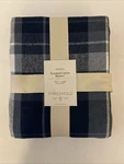 Threshold Brushed Cotton Blanket Blue Plaid - Full/queen Size. Fixed Price $15.99.