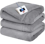 Sealy Electric Blanket Twin Size, Flannel Heated With 10 Heating. Fixed Price $41.99.
