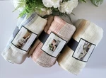 Threshold Cotton Woven Stripe Throw Blanket 50 In X 60 Blue/coral/yellow. Fixed Price $41.99.