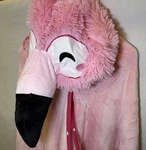 Flamingo Wearable Hooded Blanket By Happy Fuel Fuzzy Super Soft Warm Cozy Adult. Fixed Price $28.00.