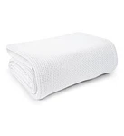 White Hospital Thermal Blanket 66X90 Inch 100% Cotton, Soft And Cozy, Breatha.... Fixed Price $24.99.