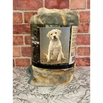 Hautman Brothers Yellow Lab Puppy Royal Plush Raschel Throw Blanket 50X60. Fixed Price $15.99.