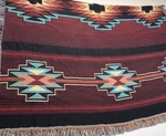 Aztec Throw Tapestry Pure Country Weavers Vintage 48X60 Southwest. Fixed Price $38.00.