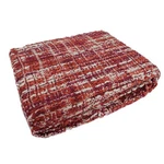 Cozelle Karla 60" X 50" Multi Color Woven Throw In Rust. Fixed Price $19.99.