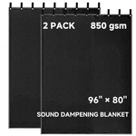 Saree 2 Pack Large Sound Dampening Blankets 96" X 80" Heavy Duty 850GSM Acou.... Fixed Price $114.67.