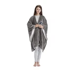 Beautyrest Wearable Electric Poncho Wrap Blanket, Ultra Soft Sherpa & Berber .... Fixed Price $70.99.