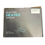 Estingo Electric Heated Throw 50"X60" Red Checkerboard New YCDM-EB5060. Fixed Price $29.99.