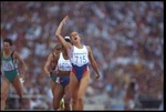 Sally Gunnell Of Great Britain Throws Her Arm The Air As Cr- Old Photo. Fixed Price $6.45.