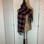Chaps Multi Color Plaid Blanket Scarf. Fixed Price $16.00.