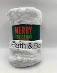 Bath & Body Works Christmas 2022 Soft Cozy Faux Fur Fleece Blanket 50X60" #9703. Fixed Price $47.03.