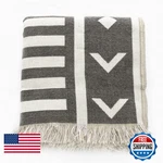 Off The Grid Boho Farmhouse Woven Throw Blanket Modern Aztec Western Decorative. Fixed Price $97.87.