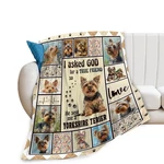 Yorkshire Terrier Blanket Yorkie Throw Super Soft Plush Flannel Fleece 40X50. Fixed Price $33.73.