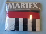 Vintage Martex Trio Neutral Twin Bed Flat Sheet Black Red Cream New Package. Fixed Price $9.99.