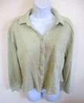 Lush Light Green Ribbed Knit Cardigan Size Small Drop Shoulder. Fixed Price $14.99.