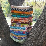 Wholesale Vintage Kantha Blanket Bedspread Indian Handmade Quilt Throw Cotton. Fixed Price $658.24.