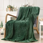 Inhand Fleece Blanket, Super Soft THROW/TRAVEL-50X60 In, A-green. Fixed Price $12.71.
