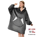 Ramees Wearable Blanket Hoodie, Oversized Sherpa Fleece Sweatshirt. Fixed Price $40.67.
