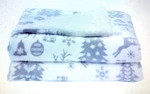 Great Bay Soft Velvet Plush & Sherpa Fleece 50"X60" Holiday Throw Winter Animals. Fixed Price $23.98.