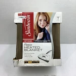 New Sunbeam Electric Heated Fleece Blanket Warming Bedding Twin Controller. Fixed Price $39.99.