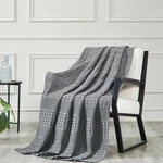 Farmhouse Boho Waffle Weave Gray Throw Blanket 50X60 Vhc Brands. Fixed Price $21.95.