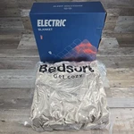 Bedsure Electric Heating Blanket - Solid Flannel 50 X 60" Beige. Fixed Price $39.99.