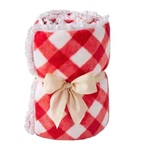 The Pioneer Woman Gingam Plush Throw, 50" X 72". Fixed Price $28.00.