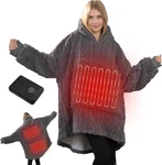 Heated Wearable Blanket Battery Powered, Come With 5000MAH Portable Rechargea.... Fixed Price $118.99.