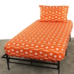 College Covers Clemson Tigers Printed Sheet Set, Queen, White. Fixed Price $102.51.