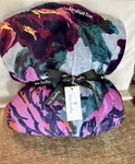 Vera Bradley Cozy Plush Throw Blanket Neon Blooms Blue Multi Floral Rare New Nwt. Fixed Price $69.50.
